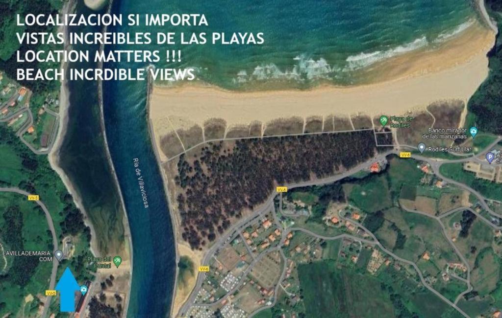 La Villademaria 2 Bloque Apartamento Playa Beach Puntal Villaviciosa  Exteriör bild